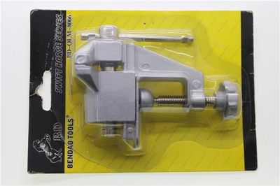 厂家直销万向夹持真空吸附式台虎钳 实验室与家用铝合金桌虎钳的创新研发